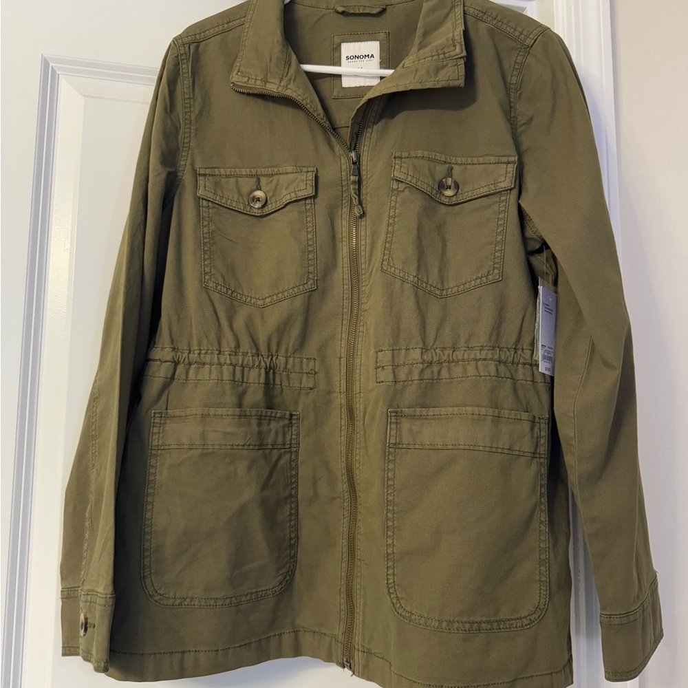 Women Sonoma Goods For Life Utility Jacket size Medium NWT